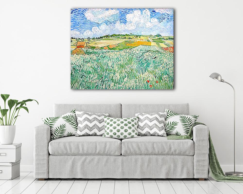 Alföld Auvers közelében - vászonkép, falikép vásárlás Alföld Auvers közelében (vászonkép) - vászonkép, falikép otthonra és irodába