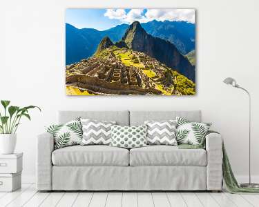 Rejtélyes város - Machu Picchu, Peru, Dél-Amerika. (vászonkép) - vászonkép, falikép otthonra és irodába