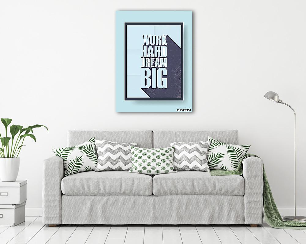 Motivációs idézet poszter vagy banner grunge vintage stílusban - vászonkép, falikép vásárlás Motivációs idézet poszter vagy banner grunge vintage stílusban (vászonkép) - vászonkép, falikép otthonra és irodába