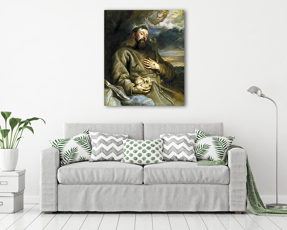 Assisi Szent Ferenc - vászonkép, falikép vásárlás Assisi Szent Ferenc (poszter) - vászonkép, falikép otthonra és irodába