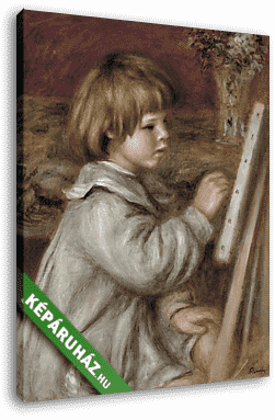A kis festő (Claude Renoir, 1907) - vászonkép 3D látványterv