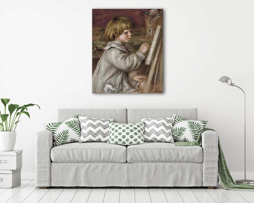 A kis festő (Claude Renoir, 1907) - vászonkép, falikép vásárlás A kis festő (Claude Renoir, 1907) (többrészes kép) - vászonkép, falikép otthonra és irodába