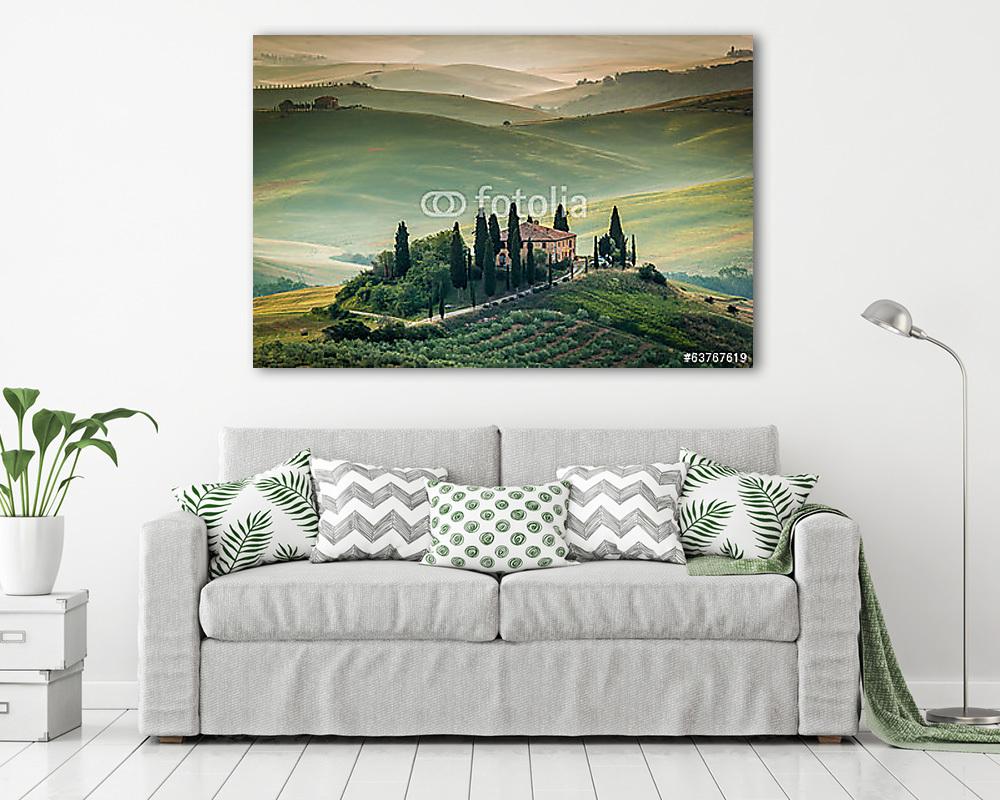 Toszkána, Tájkép (fotótapéta) - vászonkép, falikép otthonra és irodába