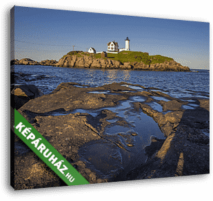 A Cape Neddick világítótorony (Maine, USA) - vászonkép 3D látványterv