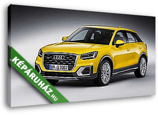 Audi Q2 Sárga - vászonkép 3D látványterv