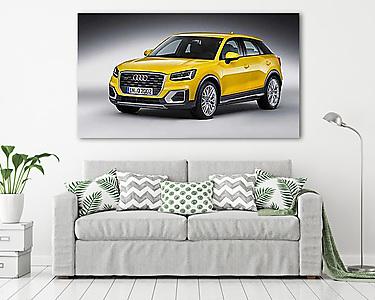Audi Q2 Sárga (vászonkép) - vászonkép, falikép otthonra és irodába