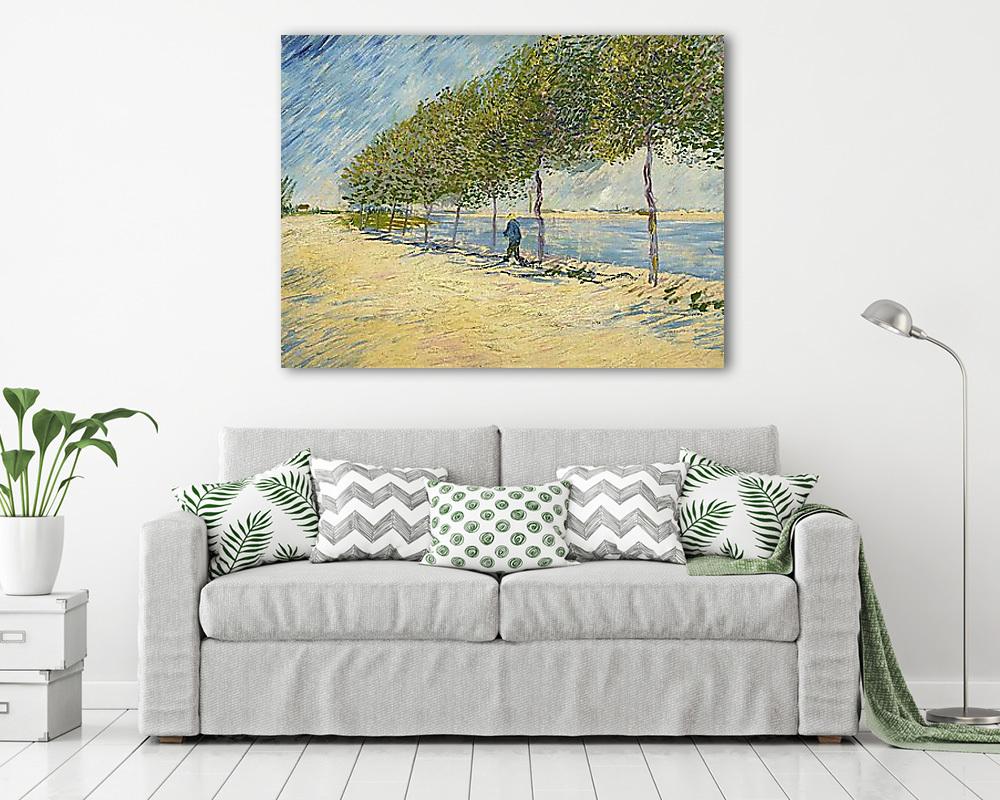 Szajna-part - vászonkép, falikép vásárlás Szajna-part (vászonkép) - vászonkép, falikép otthonra és irodába