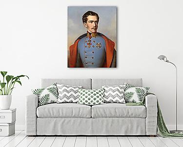 I. Ferenc József (1855) (vászonkép) - vászonkép, falikép otthonra és irodába
