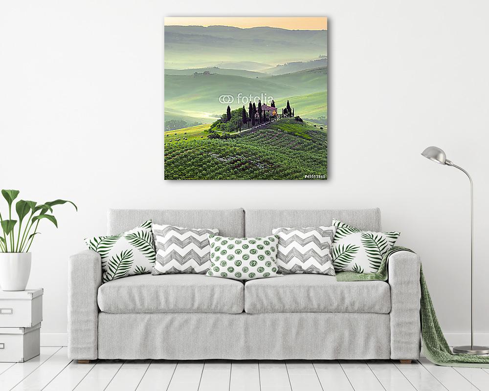 Toszkána, tájkép. (vászonkép) - vászonkép, falikép otthonra és irodába