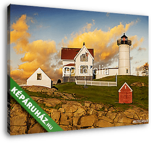 Nubble világítótorony, York, Maine, USA - vászonkép 3D látványterv
