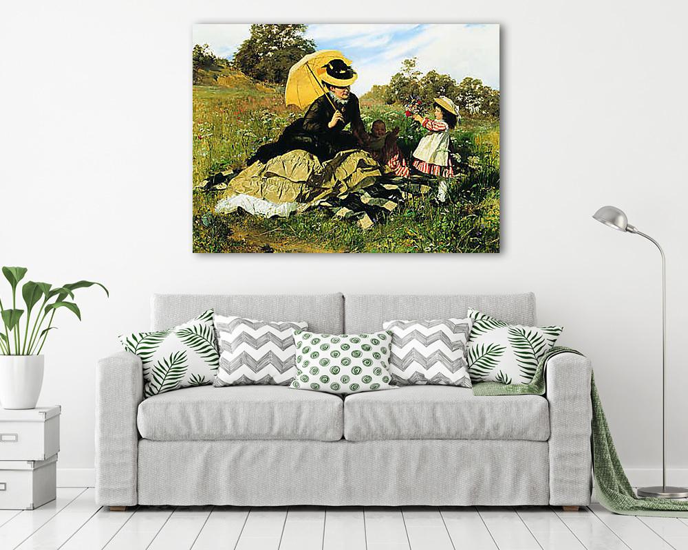 Virágcsokor a mamának (többrészes kép) - vászonkép, falikép otthonra és irodába