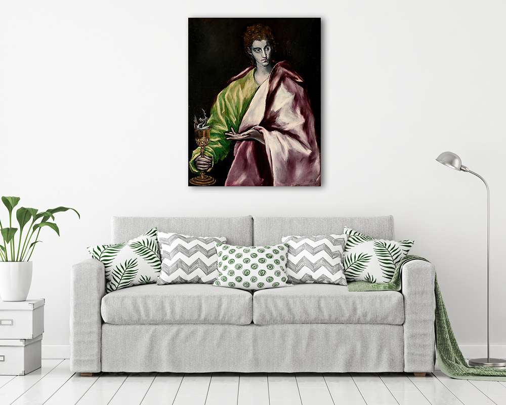 Szent János (vászonkép) - vászonkép, falikép otthonra és irodába