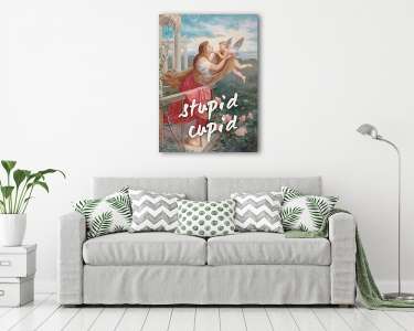 Stupid cupid 1. (Barokk & Graffiti) (vászonkép) - vászonkép, falikép otthonra és irodába