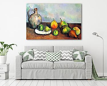 Csendélet korsóval és gyümölcsökkel (vászonkép) - vászonkép, falikép otthonra és irodába