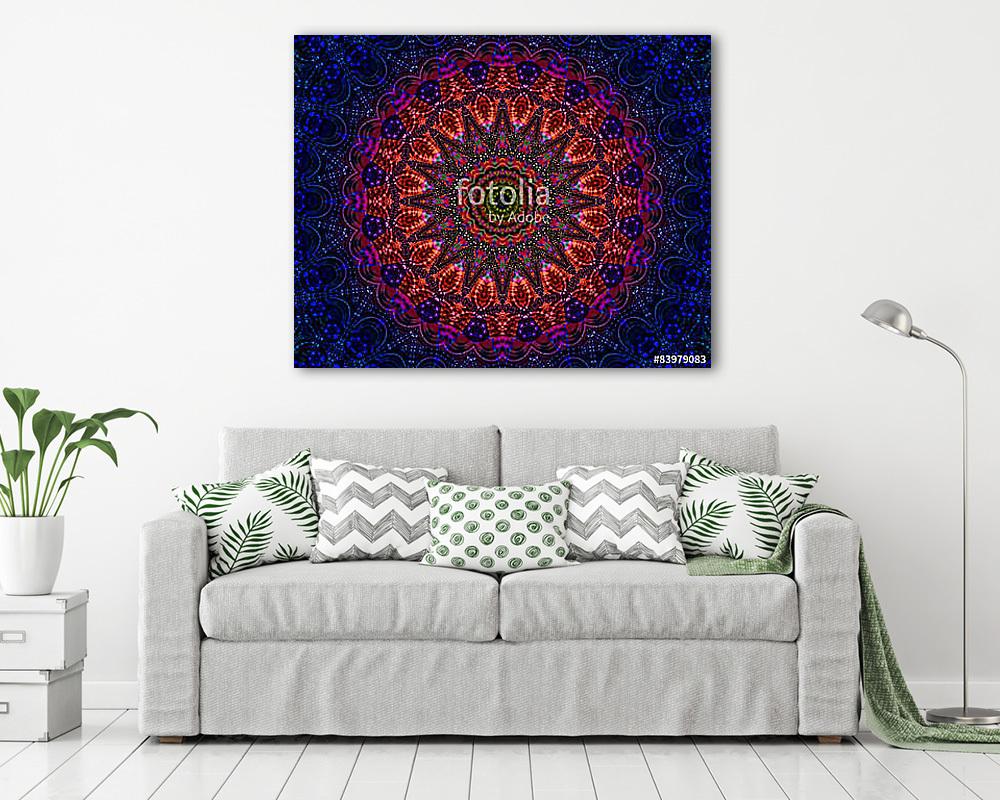 Mandala good vibes and energy (poszter) - vászonkép, falikép otthonra és irodába