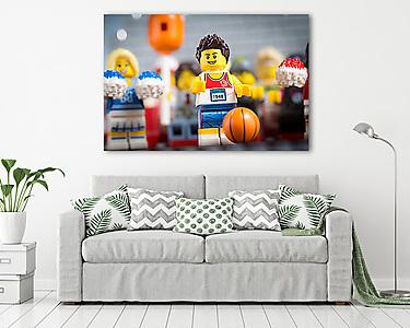 LEGO Characters - Kosárlabdajátékos (vászonkép) - vászonkép, falikép otthonra és irodába
