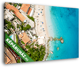 Görög tengerpart 1. - vászonkép 3D látványterv