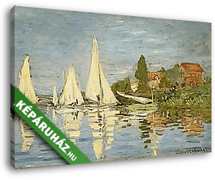 Regatta Argenteuil-nál (1872 körül) - vászonkép 3D látványterv