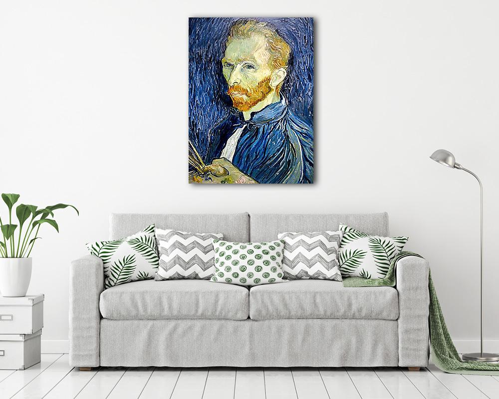 Önarckép palettával - vászonkép, falikép vásárlás Önarckép palettával (poszter) - vászonkép, falikép otthonra és irodába