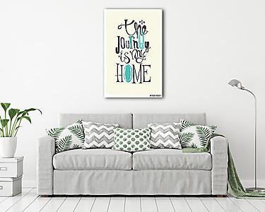 Grunge motivációs inspiráló poszter idézettel idézve (vászonkép) - vászonkép, falikép otthonra és irodába