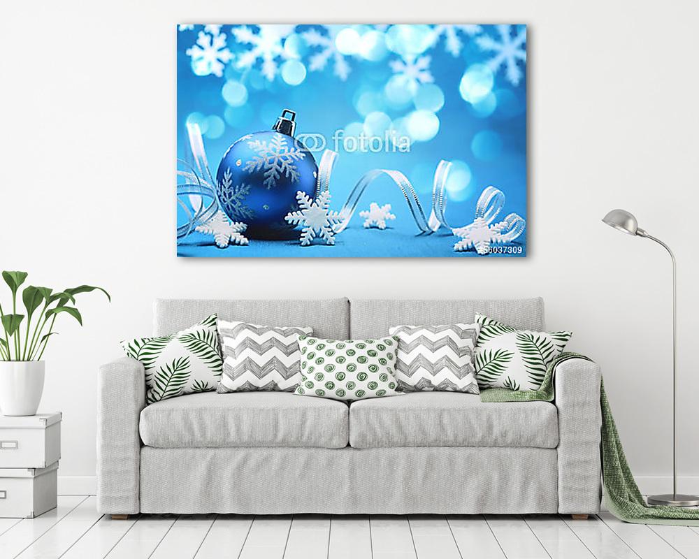 Karácsonyi dekoráció (vászonkép) - vászonkép, falikép otthonra és irodába