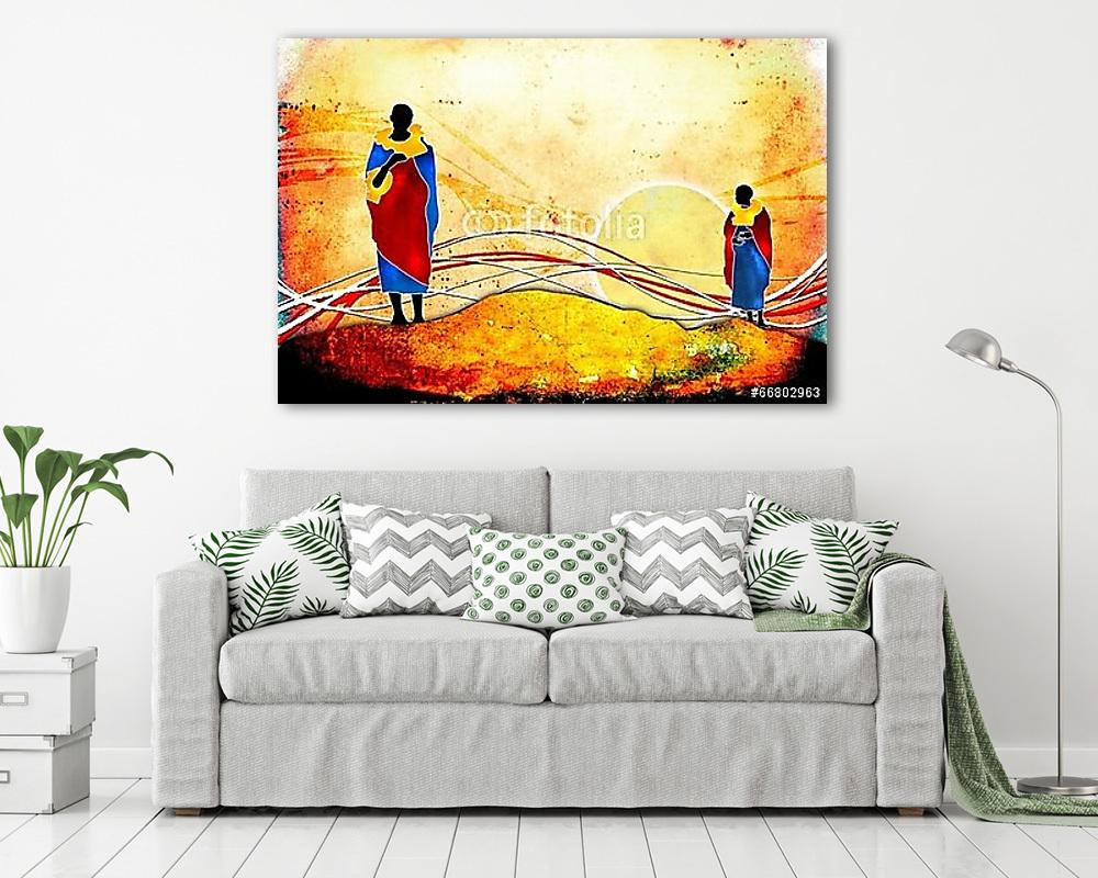 afro motívum etnikai retro vintage - vászonkép, falikép vásárlás afro motívum etnikai retro vintage (vászonkép) - vászonkép, falikép otthonra és irodába