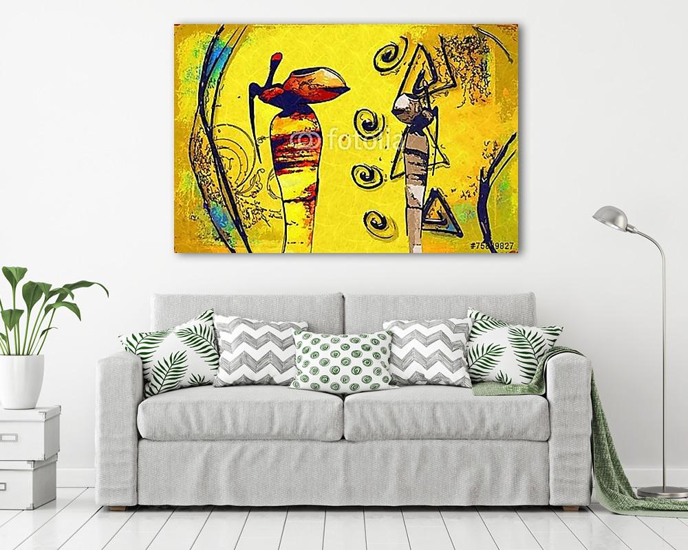 Afrikában retro vintage stílus - vászonkép, falikép vásárlás Afrikában retro vintage stílus (vászonkép) - vászonkép, falikép otthonra és irodába