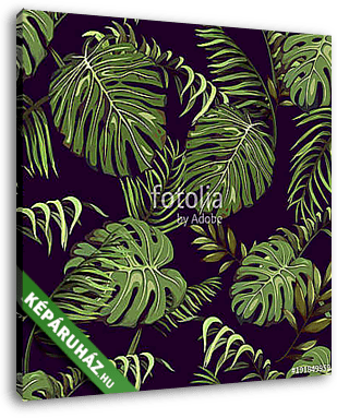 Trópusi növényzet - vászonkép 3D látványterv