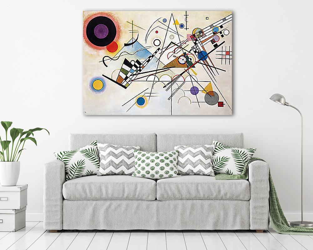 Composition 8 - vászonkép, falikép vásárlás Composition 8 (keretezett kép) - vászonkép, falikép otthonra és irodába