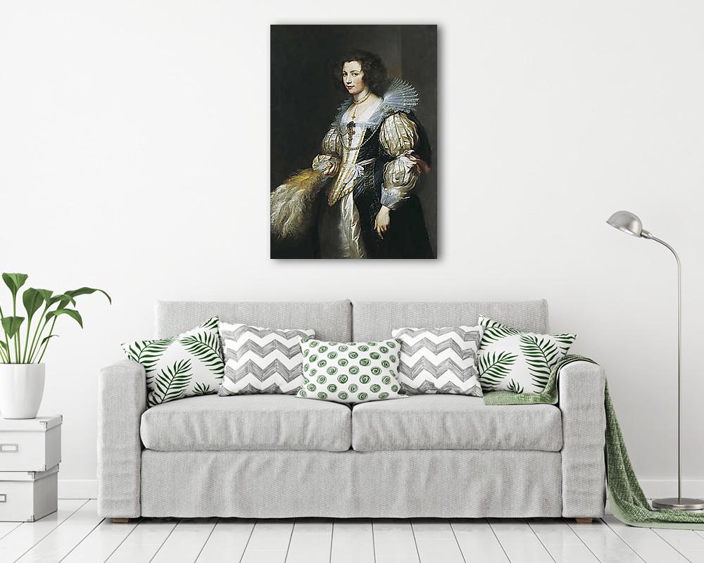 Marie Louise de Tassis arcképe (vászonkép) - vászonkép, falikép otthonra és irodába