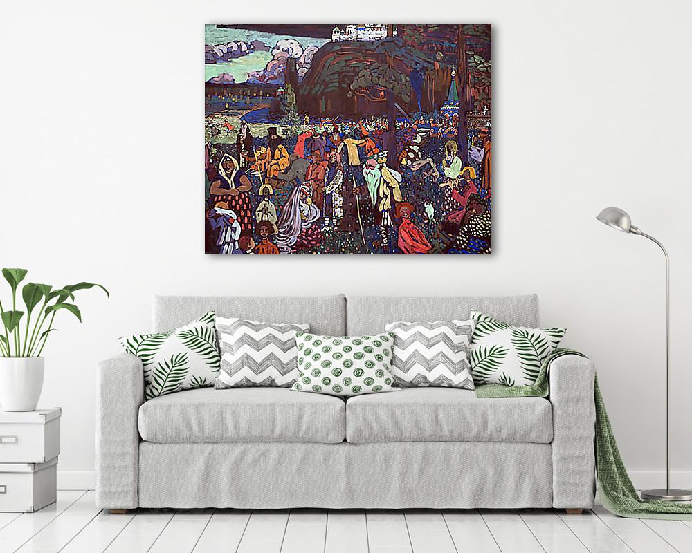 Színes élet (vászonkép) - vászonkép, falikép otthonra és irodába