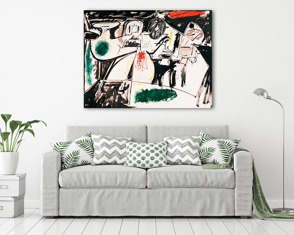 Az utolsó festmény (absztrakt) (bögre) - vászonkép, falikép otthonra és irodába