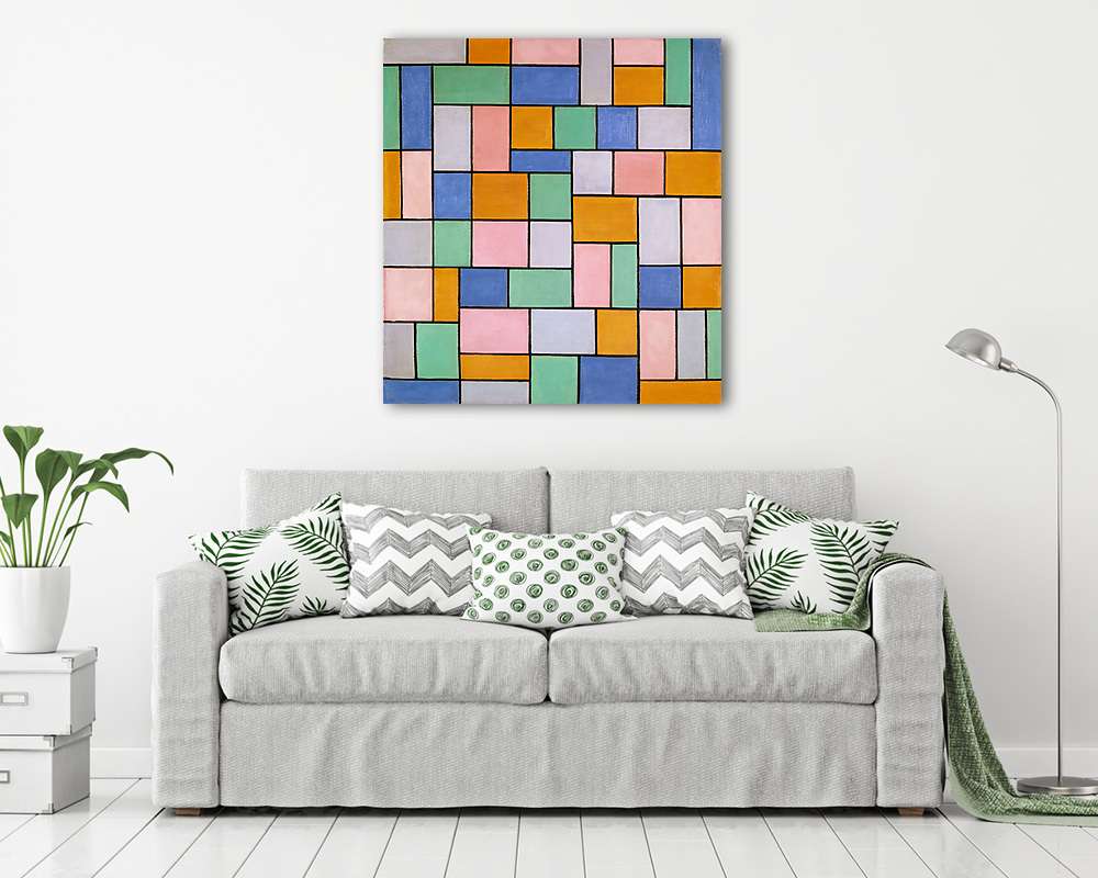 Négyzet és téglalap kompozició - vászonkép, falikép vásárlás Négyzet és téglalap kompozició (vászonkép) - vászonkép, falikép otthonra és irodába