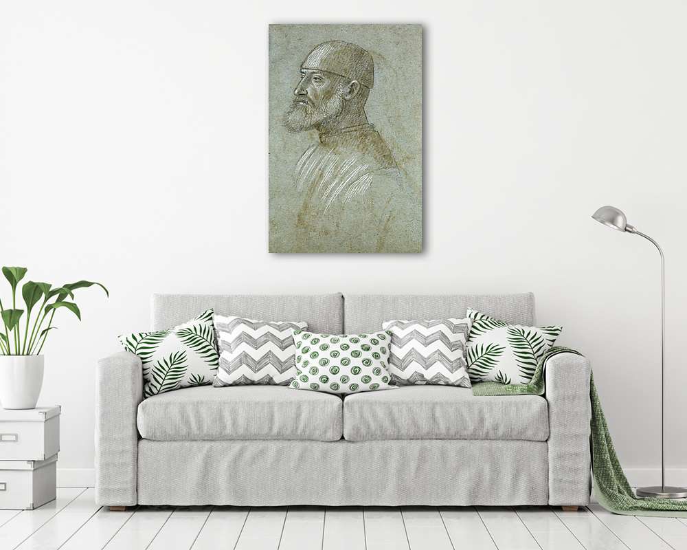 Szakállas portré (fotótapéta) - vászonkép, falikép otthonra és irodába