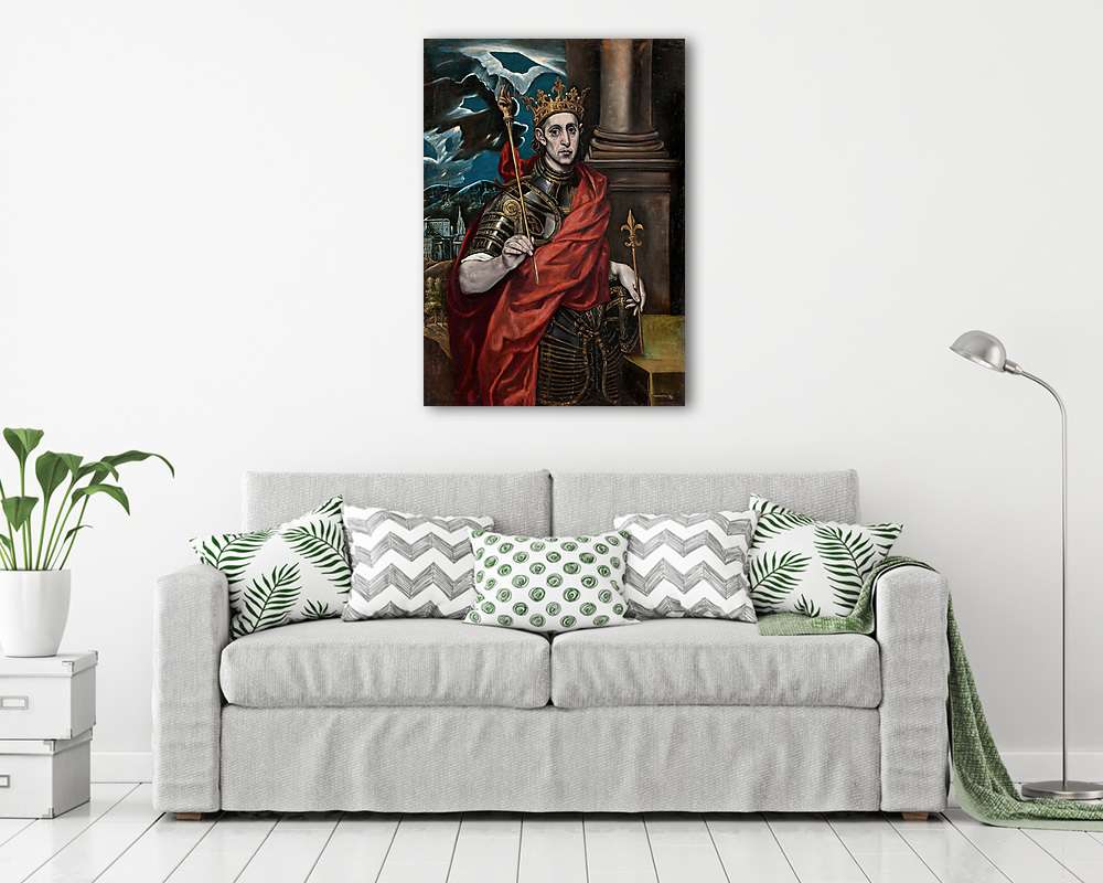 Szent Lajos francia király (vászonkép) - vászonkép, falikép otthonra és irodába