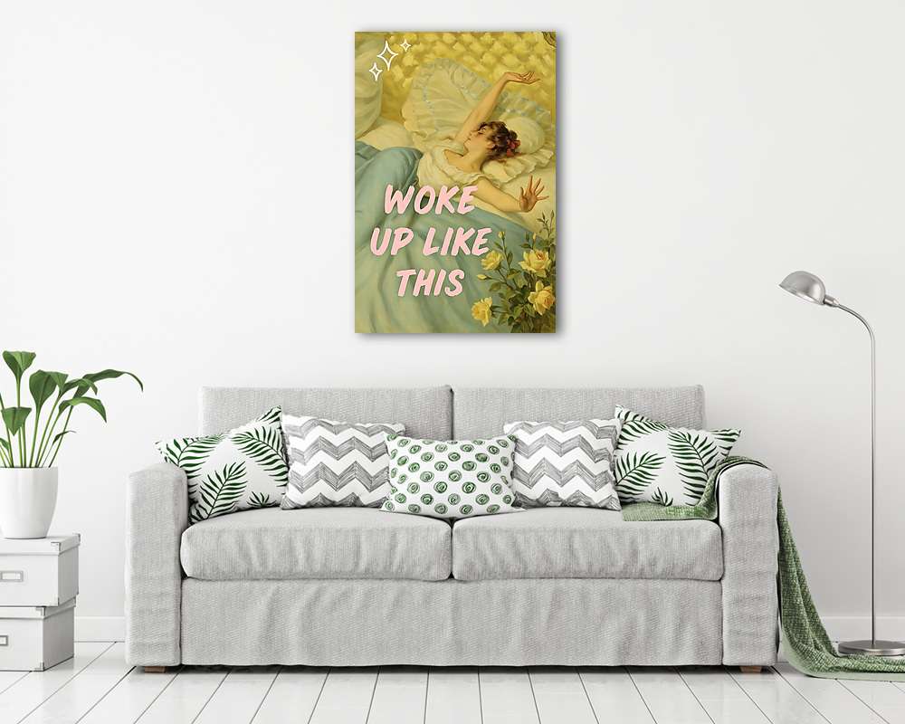 Woke up like this 2. (Barokk & Graffiti) - vászonkép, falikép vásárlás Woke up like this 2. (Barokk & Graffiti) (többrészes kép) - vászonkép, falikép otthonra és irodába