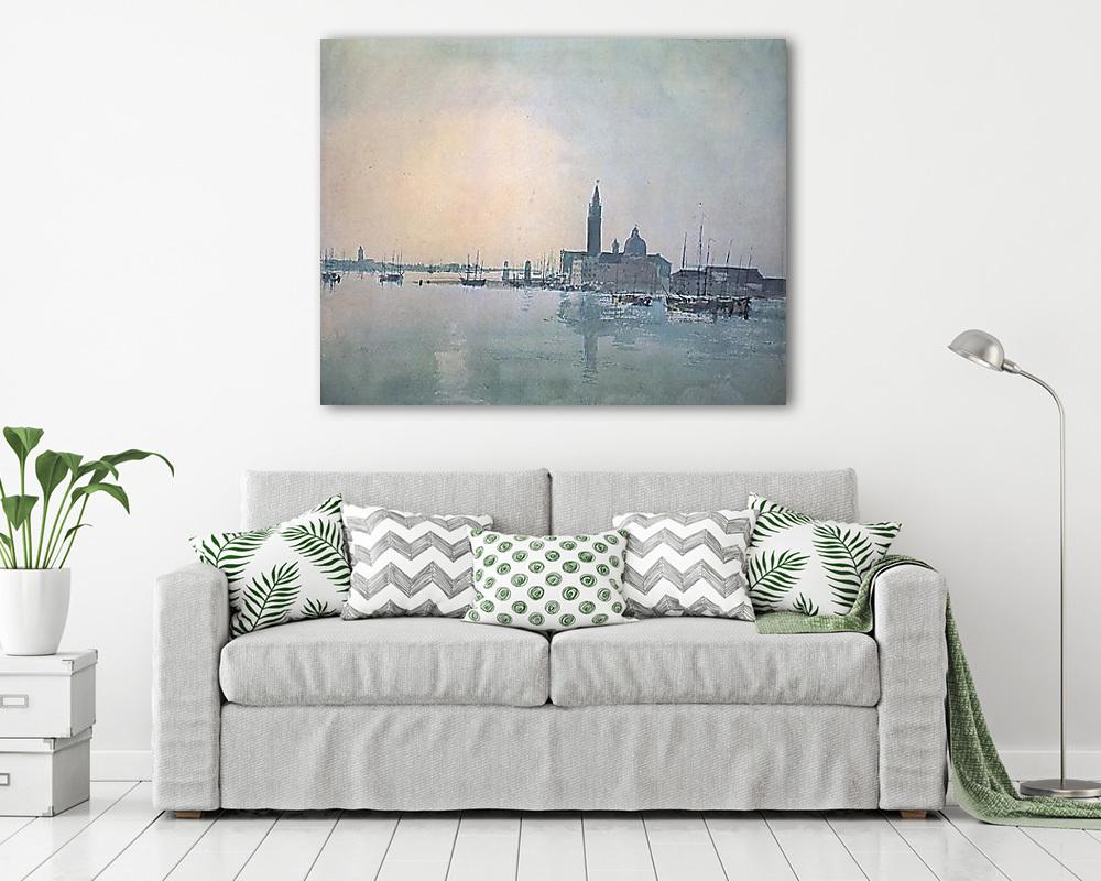 San Giorgio Maggiore napfelkeltekor (bögre) - vászonkép, falikép otthonra és irodába
