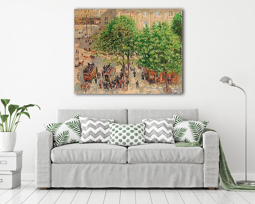 A Theatre-Francais tér, tavasszal - vászonkép, falikép vásárlás A Theatre-Francais tér, tavasszal (vászonkép) - vászonkép, falikép otthonra és irodába