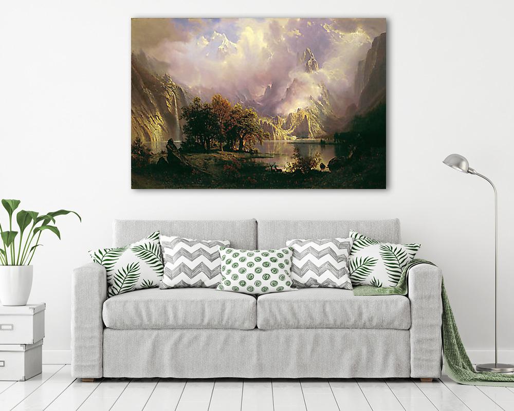 Sziklás-hegység tájkép (vászonkép) - vászonkép, falikép otthonra és irodába