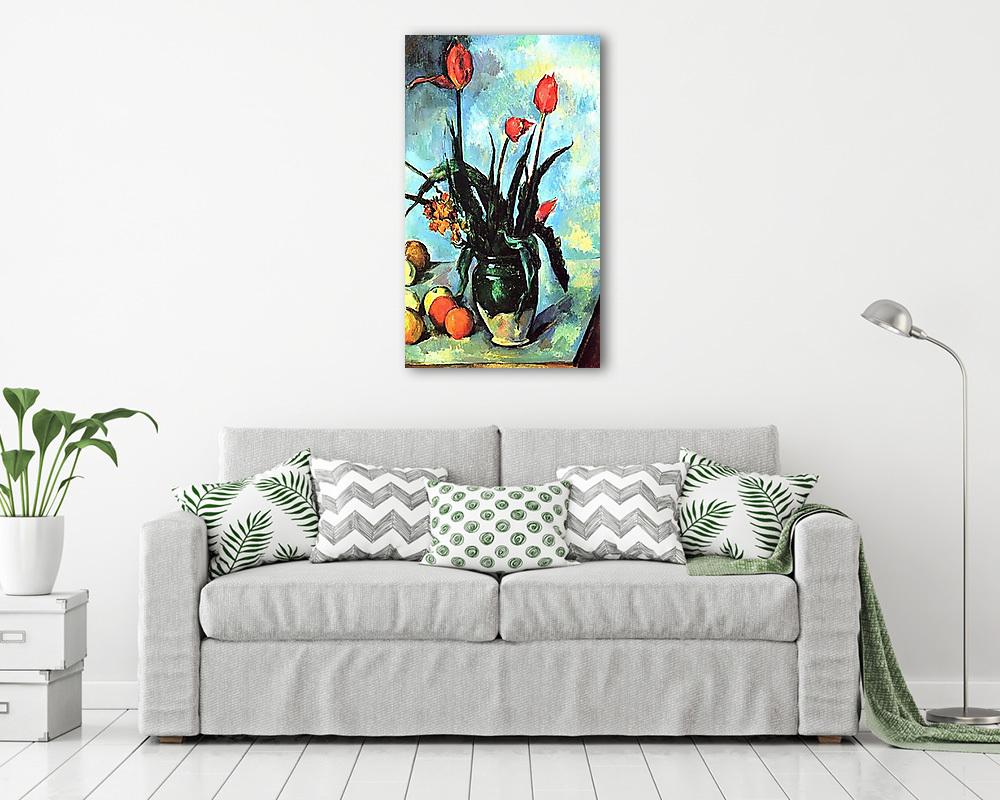 Csendélet tulipánokkal - vászonkép, falikép vásárlás Csendélet tulipánokkal (vászonkép) - vászonkép, falikép otthonra és irodába