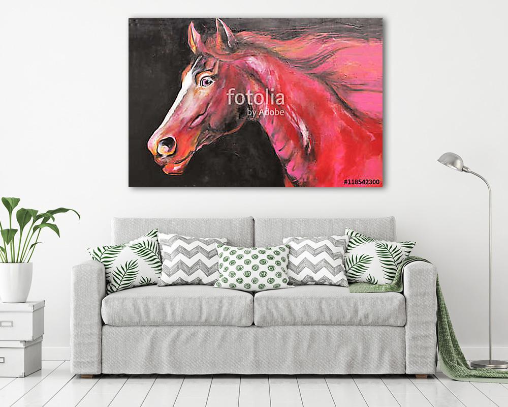 Ló vágtat festmény (vászonkép) - vászonkép, falikép otthonra és irodába