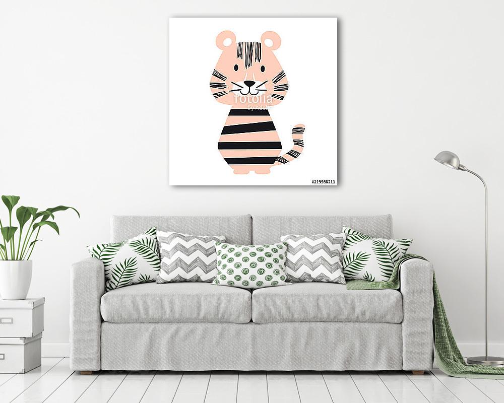 Tigris kölyök - vászonkép, falikép vásárlás Tigris kölyök (vászonkép) - vászonkép, falikép otthonra és irodába