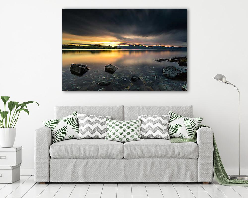 Loch LInhe, Skócia (bögre) - vászonkép, falikép otthonra és irodába