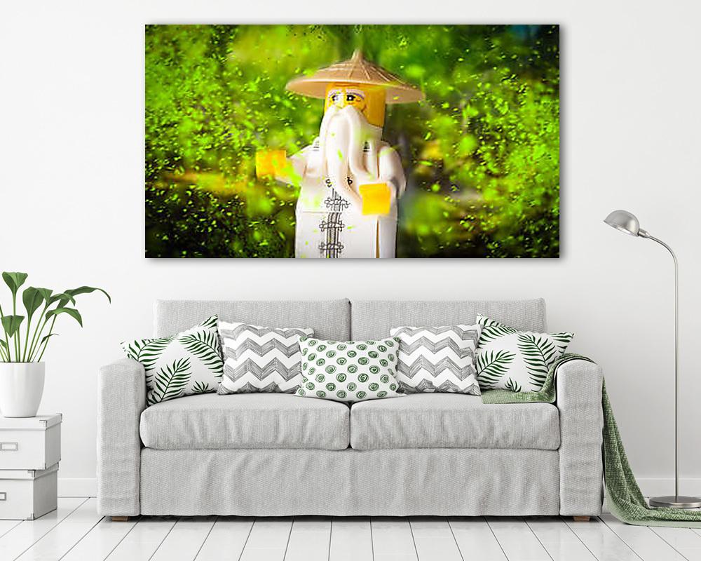 LEGO Characters - Ninja guru (többrészes kép) - vászonkép, falikép otthonra és irodába