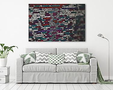 Java kód (vászonkép) - vászonkép, falikép otthonra és irodába