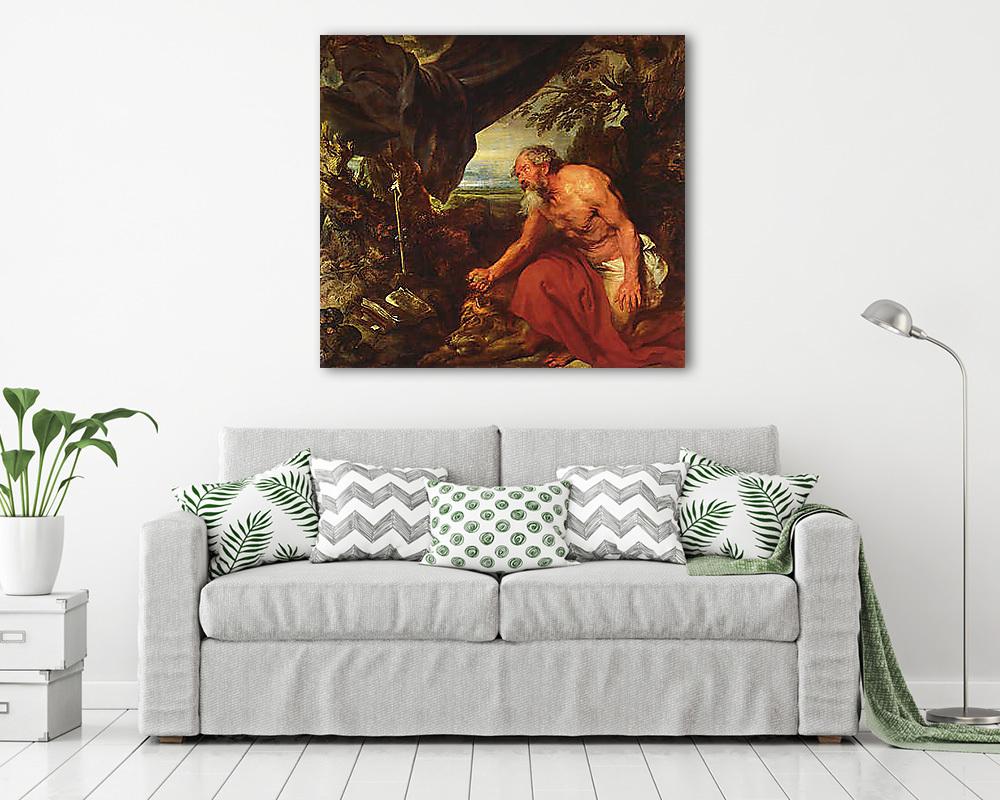 Szent Jeromos (vászonkép) - vászonkép, falikép otthonra és irodába