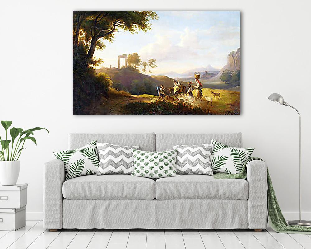 Dél-olasz tájkép (fotótapéta) - vászonkép, falikép otthonra és irodába