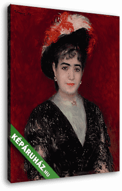 Madame Adela Ocampo de Heimendhal portréja (1880) - vászonkép 3D látványterv