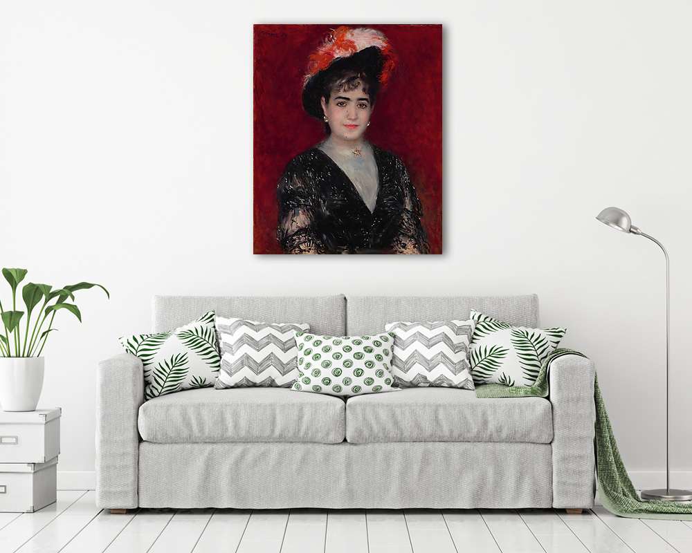 Madame Adela Ocampo de Heimendhal portréja (1880) (bögre) - vászonkép, falikép otthonra és irodába