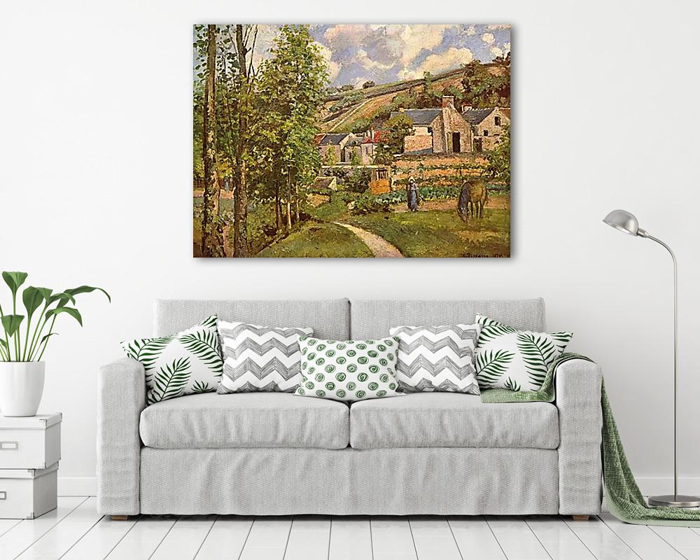 Ponoise-i látkép, házakkal - vászonkép, falikép vásárlás Ponoise-i látkép, házakkal (vászonkép) - vászonkép, falikép otthonra és irodába